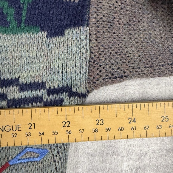 Arnold Palmer Sweater Mens Small Vintage 90s Cardigan Embroidered Golf Grandpa - Picture 10 of 10